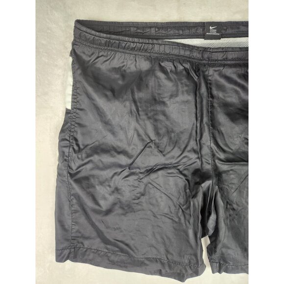 Vtg 90s Y2K Nike Mens Lined Swim Shorts Swoosh Men XXL Logo Pockets Drawstring - Picture 3 of 14